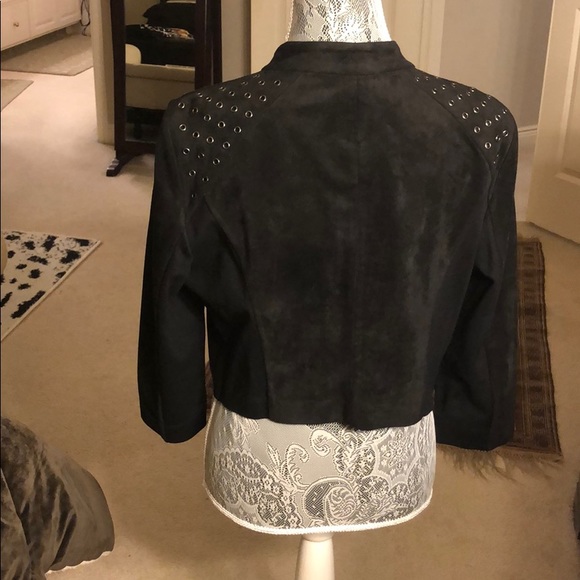 Black with silver eyelet blazer from - Picture 6 of 8